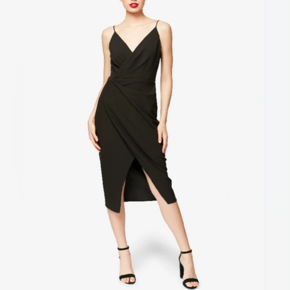 Betsey Johnson Black Midi Dress